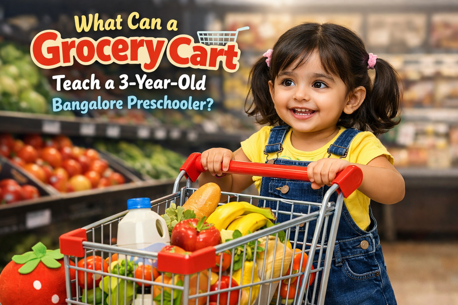What Can a Grocery Cart Teach a 3-Year-Old Bangalore Preschooler?